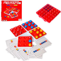Настольная игра Buro Пентаго Третье измерение с картами заданий 17×17×3 см фото 3