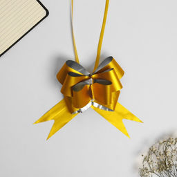 Цена за 10 шт. Бант-бабочка №4.5, золотой