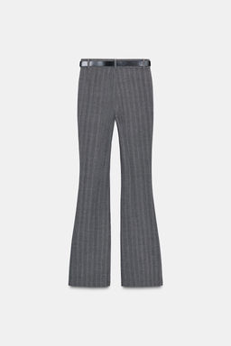 HERRINGBONE FLARE LEGGINGS WITH BELT - Zara фото 2