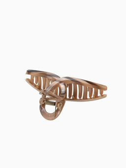 Цена за 12 шт. Крабик для волос «Джуна», петля, 9.5 см, коричневый