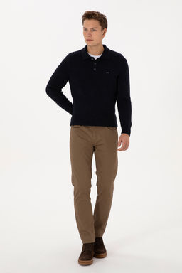 Erkek Regular Fit Polo Yaka Lacivert Kazak - U.s. polo assn фото 11