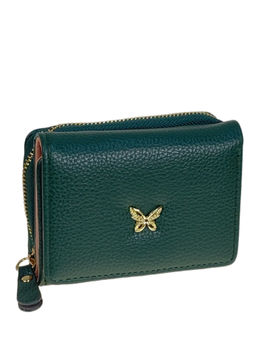 Женское портмоне из искусственной кожи, цвет зеленый