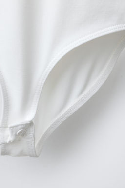 BODY POLIAMIDA NUDO CUT OUT / Blanco - Zara фото 4