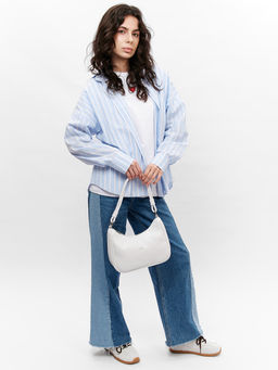 LACCOMA сумка Амира-белый эко кожа хлопок фото 3