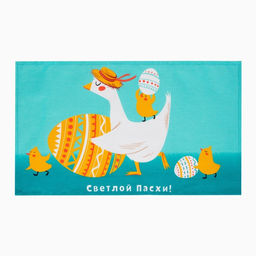 Набор полотенец Доляна Светлой Пасхи 35х60 см - 4 шт, 100% хлопок  фото 7