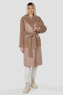 Пальто женское демисезонное (пояс) Утеплитель: Синтепон