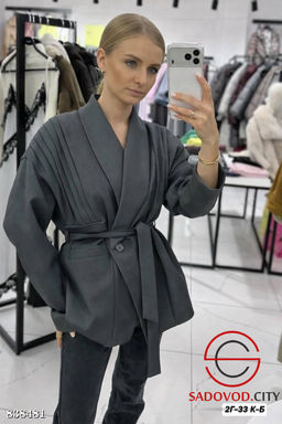 Пиджак женский с поясом - Bruno фото 2