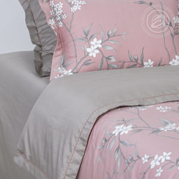 Постельное белье Версалия (мако-сатин) Евро/Пододеяльник (молния, ушки): 1 шт.- 220*200; Простыня: 1 шт.- 260*240; Наволочка (молния, ушки): 2 шт.- 70*70; Наволочка (молния, ушки): 2 шт.- 50*70 Мако - сатин - Арт элегант фото 4