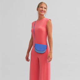 Итальянская маленькая сумочка DuDu Bags серии Altea | черно-розовый - Dudubags фото 5
