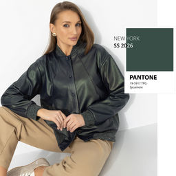 Бомбер из экокожи, Без фильтров