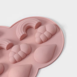 Форма для шоколада Доляна Погода, силикон, 22.5?14.5?1.5 см, 11 ячеек, МИКС  фото 3