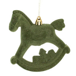 Набор из 2шт, Украшение новогоднее "Лошадка", L10 W5 H11 см