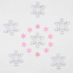 Новогодний декор «Снежинки», белые