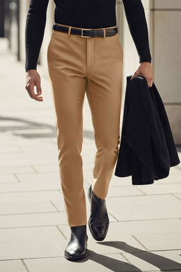 TRENDYOL MAN Tas Slim Fit Italyan Kesim Chino Kumas Pantolon TMNAW23PL00034 - Trendyolmilla фото 29