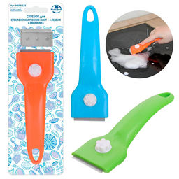 Скребок д/стеклокерам. плит+4 лезвия "Эконом" NEW, 58.171 (МУЛЬТИДОМ)