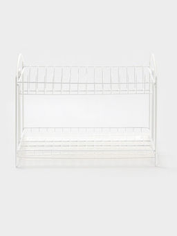 Сушилка для посуды универсальная, разборная, с поддоном, цвет белый 39,5*24*29,5см