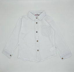 Детская рубашка из муслина GASTON, Белый - Caimano фото 2