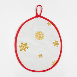 Набор подарочный Этель Новогодняя ярмарка, фартук, полотенце, прихватка  фото 10