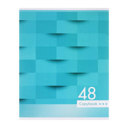 Тетрадь 48 листов в клетку Calligrata Мозаика, обложка мелованный картон, блок №2, белизна 75% (серые листы), МИКС фото 12