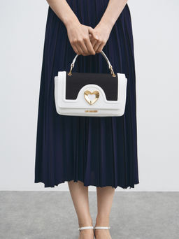 Женская сумка с ручкой LOVE MOSCHINO GRACEFUL Артикул 4461585, белый  фото 5