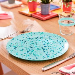 Тарелка обеденная ВЕНЕЦИЯ ТЮРКУАЗ 25см