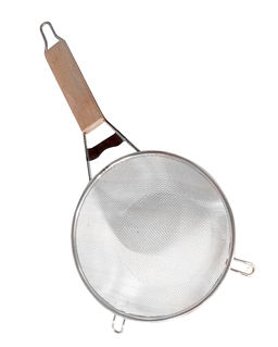 Сито металлическое с деревянной ручкой 21см ID1540