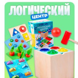 Логический центр 5 в 1 Играем и развиваемся