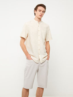 Standart Kal?p Gabardin Erkek Bermuda ?ort