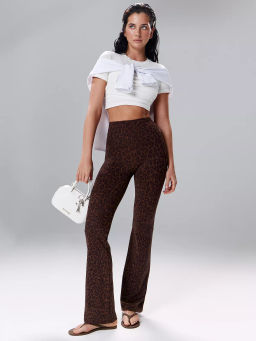 Спортивные брюки клеш LEO