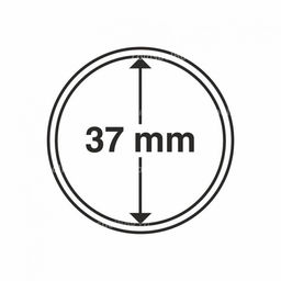 Капсула CAPS для монет диаметром 37 мм LEUCHTTURM 315520