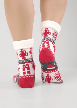 (CLE) Д927Т носки жен. НГ травка (ЧЗ)