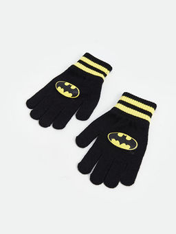 Batman Bask?l? Erkek ?ocuk Eldiven