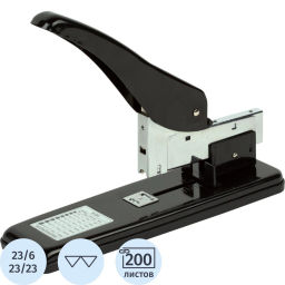 Степлер Attache професс. до 200 л. (бум.80 гр/м2), черный, №23  фото 2