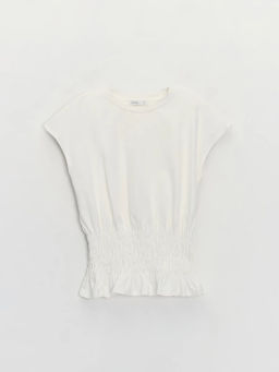 Приталенная футболка из хлопка ZR2605023407-2 / Zarina