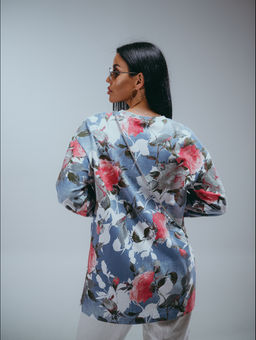 Роуз свитшот женский (голубой) - Lovetex фото 7