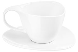 Чайная пара 2 пр. 300 мл 14,3*10,3*7,8 см "Колоранс" белая