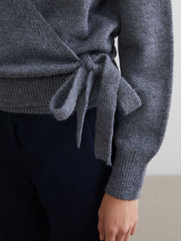 Kruvaze Yaka Kad?n Triko Kazak