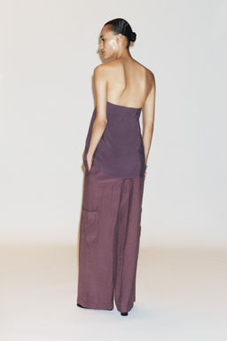 FLOWING BANDEAU TOP - Zara фото 4