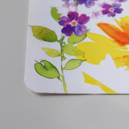 Цена за 12 шт. Салфетка сервировочная на стол Цветы акварель, 4227 см - Simaland фото 3