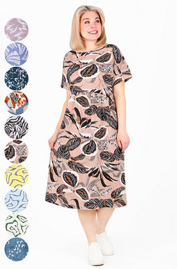 Платье Синди Х-449 (46-62) кулирка. Цвет в ассортименте - Лотос фото 39