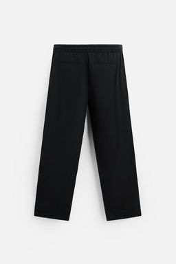 COTTON-LINEN RELAXED FIT TROUSERS - Zara фото 26