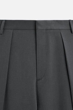 WIDE-FIT PLEATED TROUSERS - Zara фото 18