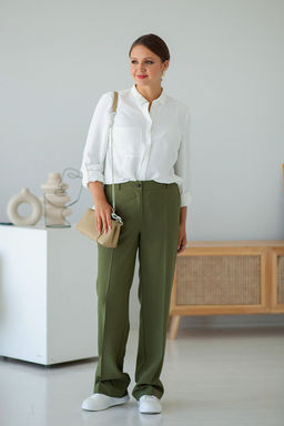 Блузка МД-404 белый - Angelika фото 7