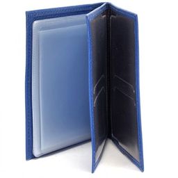 Обложка для авто+паспорт Croco-ВП-103 натуральная кожа васильковый флотер (105) 226025  фото 3