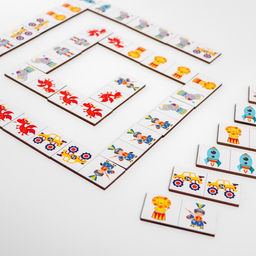 Умное домино. Только для мальчиков, 28 фишек - Лесная мастерская фото 3