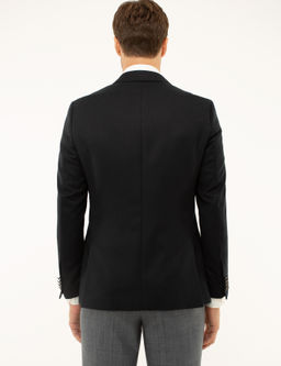 Темно-синяя приталенная куртка - Cacharel фото 10