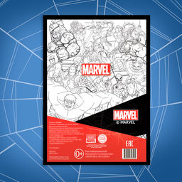 Раскраска с заданиями, А4, 36 стр., MARVEL  фото 5
