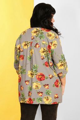 Блузка с цветочным принтом - Almond фото 2