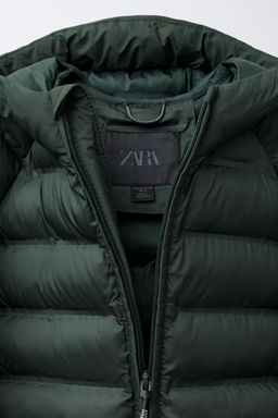 ULTRA-LIGHTWEIGHT WATER-REPELLENT HOODED JACKET - Zara фото 7