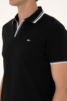 Erkek Slim Fit Siyah Polo Yaka Ti__rt Sepette S_rpriz _ndirim - U.s. polo assn фото 7